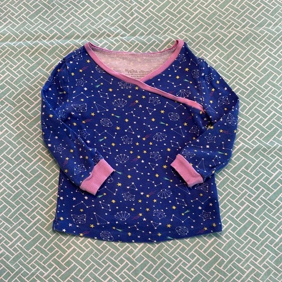 American Girl Wellie Wishers starry sky pajamas size 4 - Picture 6 of 7